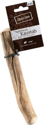 Productafbeelding van Chewies Kauwbotten van koffiehout, 100% natuurlijk, kauwspeelgoed voor honden tot 3 kg, XXS
