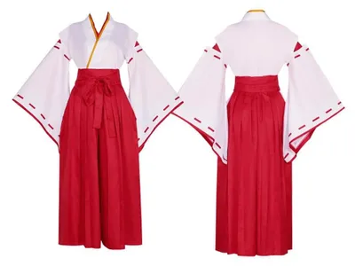 Produktbild von Uni Kimono-Kleid, japanisches Yukata-Set im Ge-Stil mit Rüschen