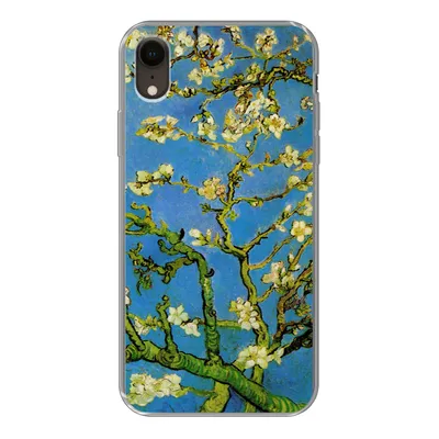 Produktbild von MuchoWow® Handyhülle Schutzhülle Hülle für iPhone XR Mandelblüte - Vincent van Gogh Silikon Softcase Handy Hülle - Schutzdeckel