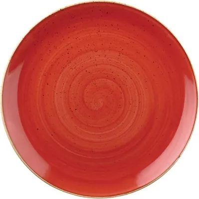 Produktbild von Churchill Stonecast, runder Coupé-Teller, Beerenrot, 288 mm, (12 Stück)