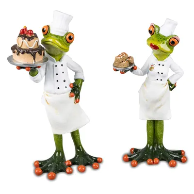 Produktbild von Formano Frosch als Bäcker Konditor Konditorin 2er Set