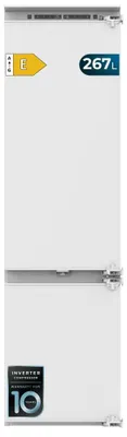 Produktbild von Cecotec Bolero CoolMarket Combi BI-D FLW 267 E, 267 l, NoFrost-Funktion (Kühleinheit), SN-ST, 41 dB, 3,2 kg/24h, E