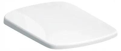 Image de Siège de toilette carré Geberit Selnova en Duroplast, à fermeture lente