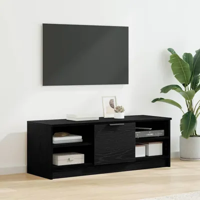 Zdjęcie produktu dla Maison Exclusive - Komody RTV, wymiary: 102 x 35 x 36,5 cm, kolor: czarny, imitacja dębu
