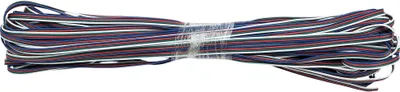 Produktbild von RGB Flachkabel 25 m für RGB-LED-Streifen, 0,92 mm² Kabelquerschnitt, IP20