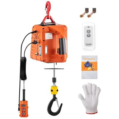 Produktbild von 3 in 1 Elektrische Seilwinde 500KG/1100lb Drahtlose Fernbedienung 7.6m/25ft 1500W Elektrischer Seilhebezeug mit Überlastschutz (Tragkraft 500KG)