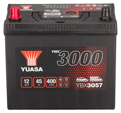 Produktbild von YUASA YBX3000 Starterbatterie 12V 45Ah 400A/EN B24 Batterie
