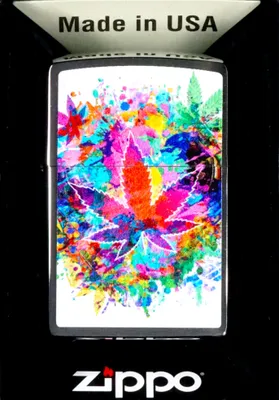 Zdjęcie produktu dla Zapalniczka Zippo Colourful Cannabis 60006901