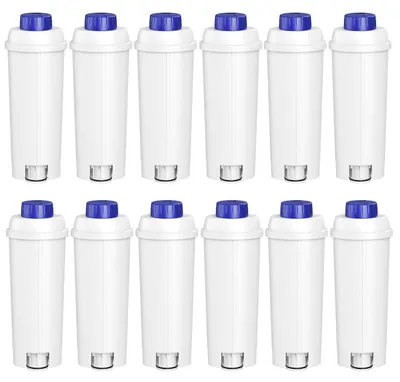 Immagine prodotto di Set di 12 filtri per macchine da caffè automatiche Delonghi DLSC002, compatibili