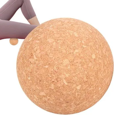 Zdjęcie produktu dla Korek mięśniowy - Jóga masażu - Odprężenie mięśni - masaż głębokiego tniaka - 6/8/10 cm - Naturalne