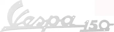 Image de Logo "RMS Emblem" pour Vespa, dimensions 140 x 50 mm, compatible avec le modèle Vespa VBA 150