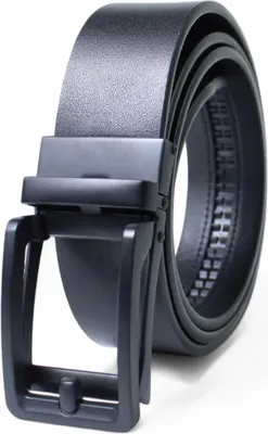 Produktbild von FRONHOFER Ledergürtel Herren mit Dornschnalle schwarz, kürzbar, 3,5 cm, Automatikgürtel Ratsche