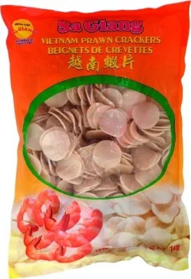 Produktbild von [ 1kg ] SA GIANG Garnelencracker, nicht gebacken / Shrimp Krupuk / Kroepoek