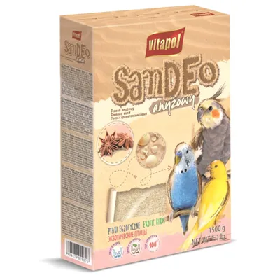 Immagine prodotto di Vitapol Sabbia per pappagalli con conchiglie 1,5 kg