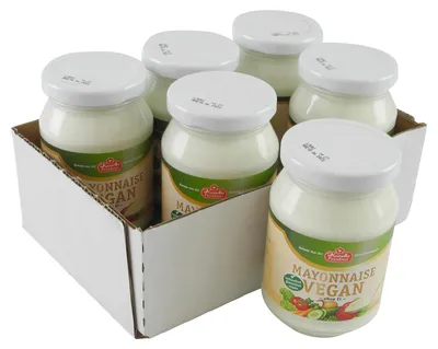 Produktbild von Vegane Mayonnaise von Kunella Feinkost - 6er Pack (6 Gläser à 250 ml)