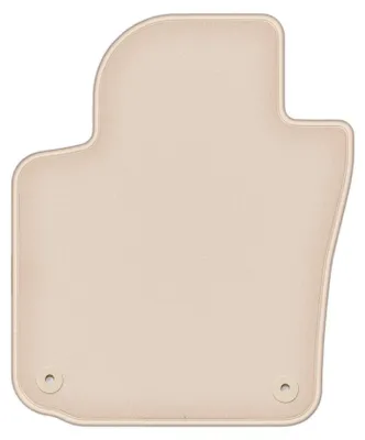 Produktbild von DURBAN Beige Velours-Fahrerfußmatte für Volkswagen Golf VI Cabrio (2011-2016)
