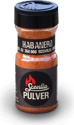 Produktbild von Scovillas Habanero, Chilipulver im Shaker, 50g