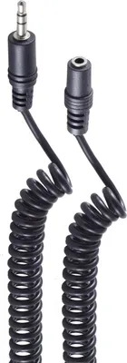Produktbild von shiverpeaks BS30815-2.5, 3.5mm, Männlich, 3.5mm, Weiblich, 3,5 m, Schwarz