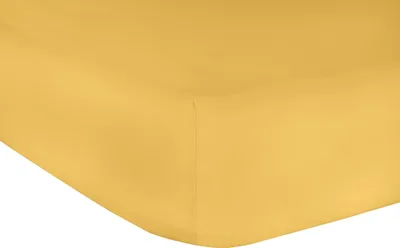 Produktbild von Mr.Sandman Fein Jersey de Luxe Spannbetttuch Mais 80x200cm 160g/m²
