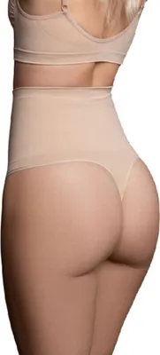 Obrázok produktu pre Bye-Bra - Bezšvové Tangá V Páse Béžová Veľkosť Xl