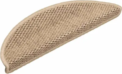Zdjęcie produktu dla vidaXL Maty na schody samoprzylepne sizalowe 15 szt. 56x17x3 cm Piasek