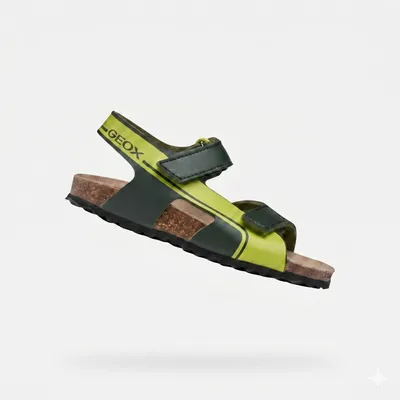 Produktbild von Geox Grüne Jungensandalen Ghita 29