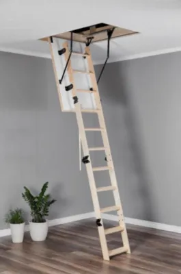Produktbild von Holzleiter Für Das Dachgeschoss 3-Teilig 60X120Cm