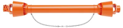Immagine prodotto di Albero cardanico - Serie 4 - Regolabile 99–140 cm - 35 mm a 6 denti (Z6) - Per impieghi gravosi, acciaio legato - Per trattori/falciatrici rotative - Arancione