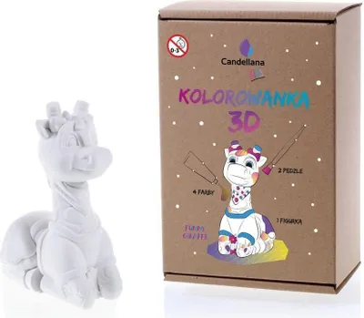 Produktbild von Figur zum Bemalen - Lustige Giraffe