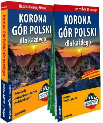 Zdjęcie produktu dla Die Krone der polnischen Berge für jedermann - Reiseführer und laminierte Karte in einem. Ausgabe 2025. ExpressMap