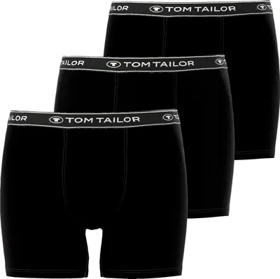 Produktbild von TOM TAILOR Herren Long-Pants schwarz uni 3er Pack Größe: XL