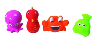 Immagine prodotto di Giocattoli d'acqua creature marine 4pz