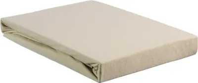 Produktbild von Beddinghouse Jersey Spannbettlaken für Split-Topper bis 10cm Höhe Farbe Sand Größe 180x200/220x10cm