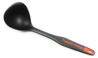 Produktbild von Tupperware Griffbereit Schöpflöffel schwarz/orange