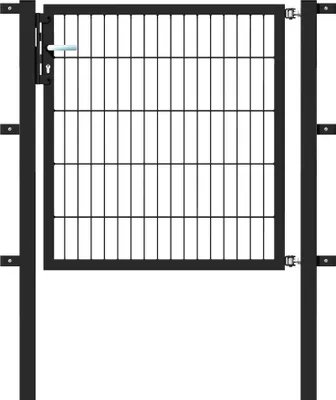 Produktbild von Alberts Einzeltor Flexo mit Zubehör anthrazit Breite 100 cm Höhe 100 cm