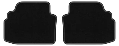 Productafbeelding van Velours achtermatten voor BMW 3 E92 xDrive 2004-2011 (coupé) – 2-delig, zwart, op maat – Wielganizator LUX