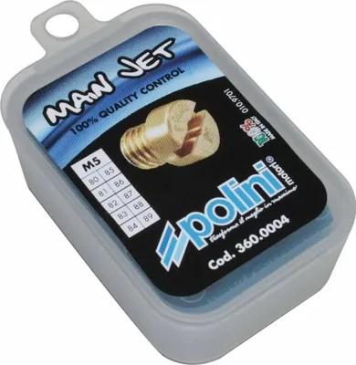 Obrázok produktu pre Hlavná tryska karburátora Polini 5 mm pre karburátor Dellorto 80-89