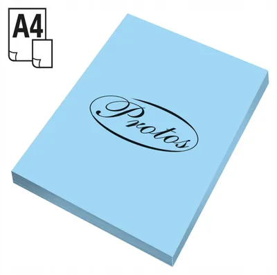 Produktbild von Protos Kopierpapier A4 Hellblau 160g 50 Blatt