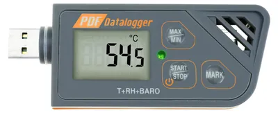 USB-Datenlogger für Luftfeuchte, Temperatur & Luftdruck, Plug & Play