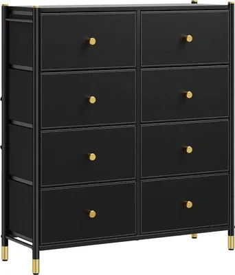 Produktbild von Famanu Ladenschrank mit 8 Schubladen - Schwarz