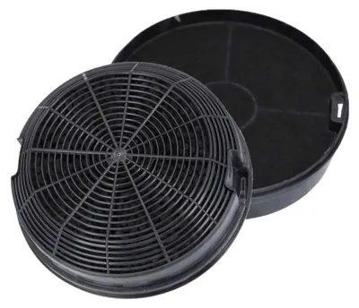 2x Aktivkohlefilter für Dunstabzugshauben, 153 x 50 mm, rechteckig