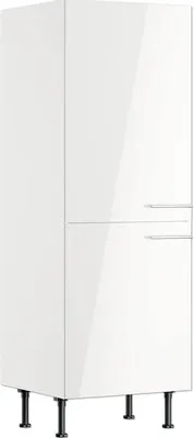 Produktbild von Optifit Vorratsschrank Rurik986 BxTxH 60 x 58,4 x 176,6 cm weiß glänzend zerlegt Anschlag reversibel KFRU MH606-8+