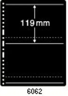 Produktbild von PRINZ Einsteckblätter 6072 Prinz-System, doppelseitig 2 Fächer je 119 mm Höhe