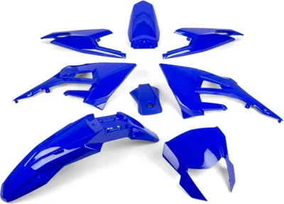Imagen del producto de Kit de carenado completo de 8 piezas, color azul, para Derbi X-Treme a partir de 2018