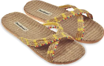 Image de BRASILERAS Sandales Femme Antidérapantes confortables chaussures de plage/piscine/urbaines jaune 34/35 EU -UBAMA
