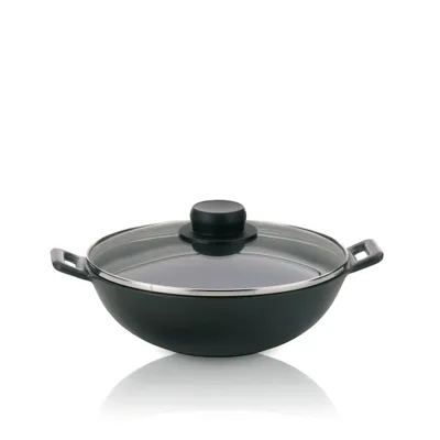 Immagine prodotto di Mini wok in ghisa 24cm + 4 accessori Kela line 77747