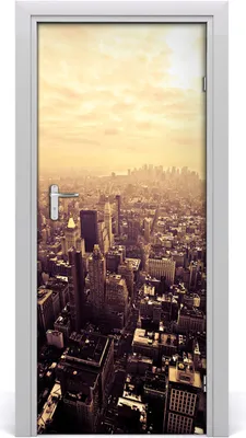 Produktbild von Tulup Türaufkleber 85x205 cm Dekorative Aufkleber Selbstklebend Wasserdichte Tapete Abnehmbar Schlafzimmer Wohnzimmer Wohnkultur - Manhattan New York