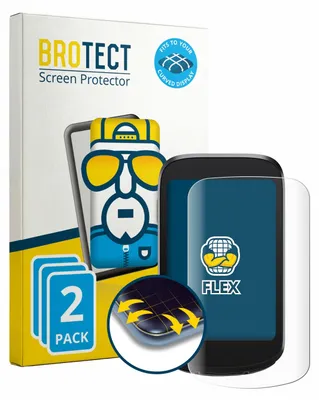 Produktbild von 2x BROTECT Fullscreen Schutzfolie für iGPSPORT BSC500 Displayschutz Folie Fullcover Klar Transparent