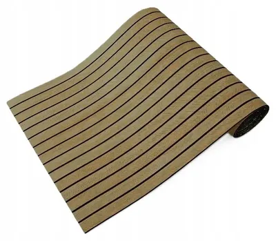 Immagine prodotto di Pannelli murali autoadesivi in PVC a lamelle effetto legno marrone scuro 280x60 cm