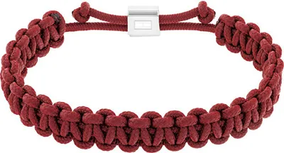 Produktbild von Rotes Paracord-Armband geflochten 2790494